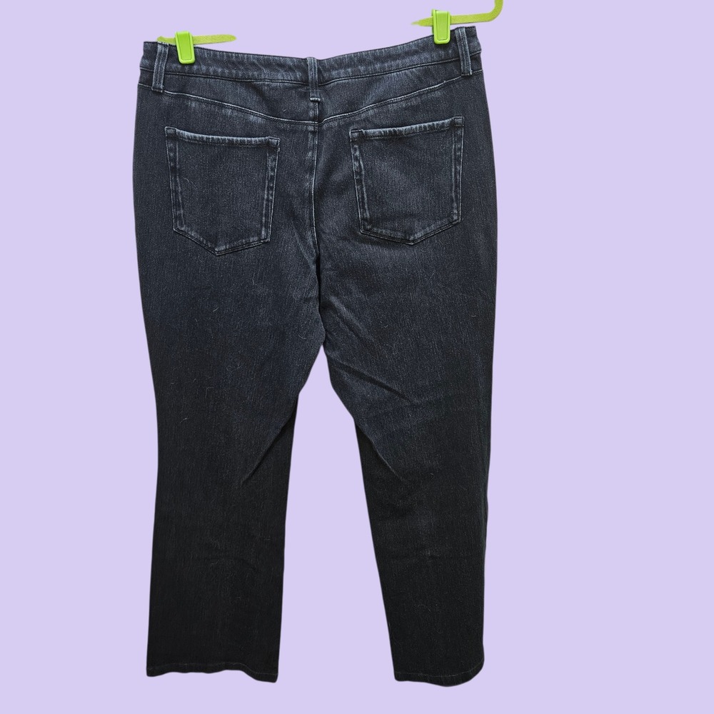 Coldwater Creek Women Bootcut Jeans Dark Wash Size 14 Cotton Blend - Picture 2 of 9
